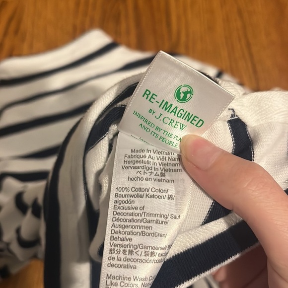 Crewcuts Boy’s Striped Half Zip Size 6-7 - Picture 5 of 5